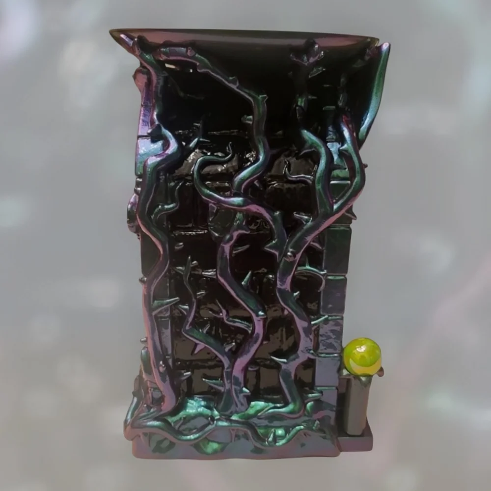 BBW Works Disney Villains Maleficent Light-Up Shadow Box Pedestal Candle Holder - Picture 3 of 4